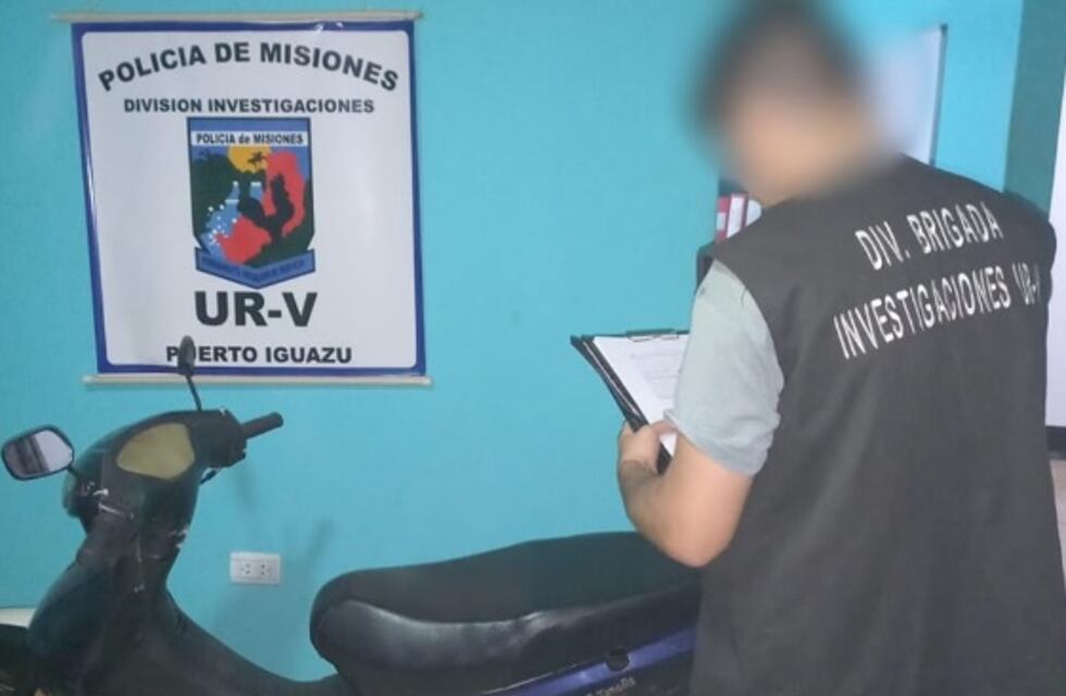 Puerto Iguazú: recuperan motocicleta robada