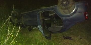 Volcó por un desperfecto mecánico