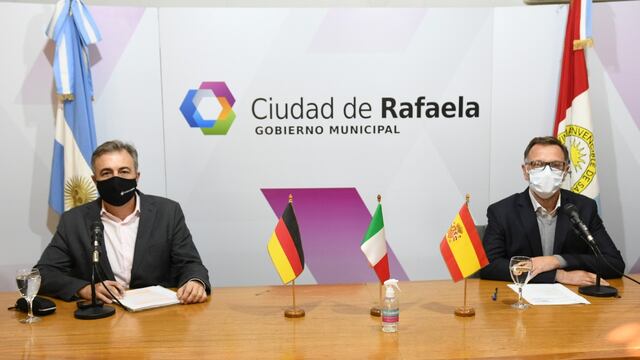 Videoconferencia con las ciudades hermanas de Fossano, Carcabuey y Sigmariggendorf