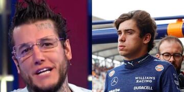 El famoso apuntó contra el piloto de F1 y desató la polémica.