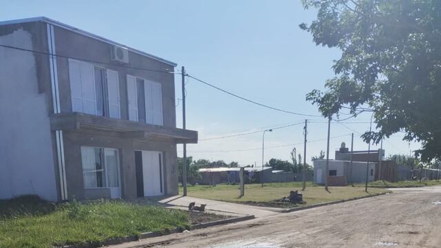 Mal estado de las calles de ripio del barrio Mora