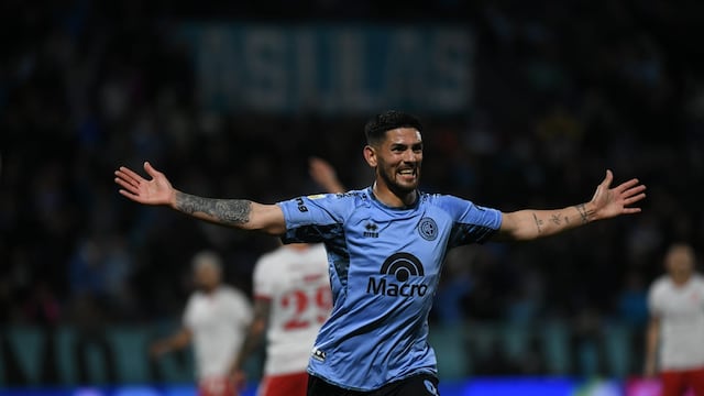 Lucas Passerini, el delantero que llegó a Belgrano con la misión de reemplazar a Pablo Vegetti, y es goleador en el inicio de la Copa de la Liga (La Voz archivo).