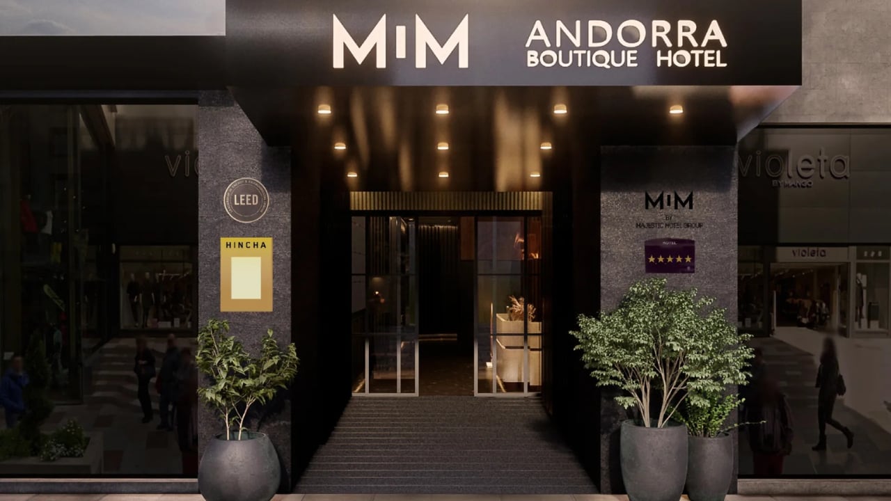 El lujoso hotel de la cadena MiM Andorra que tiene Lionel Messi y cuenta con el reconocido restaurante llamado “Hincha”.