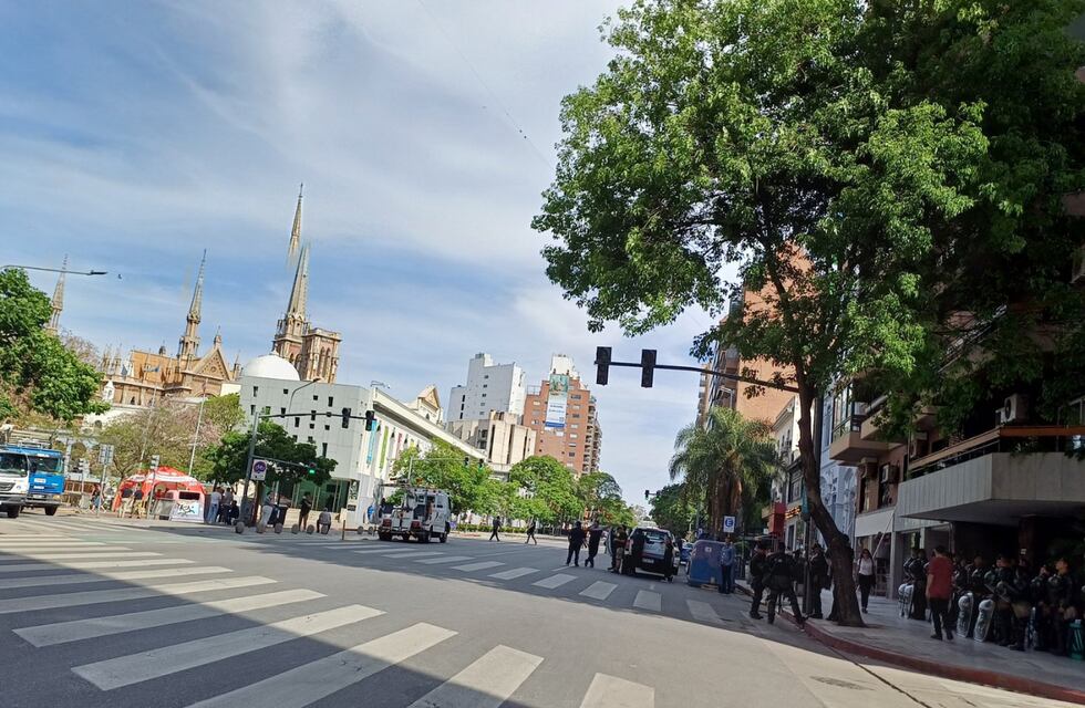 Milei en Córdoba: cómo es el inmenso operativo de seguridad en el Centro