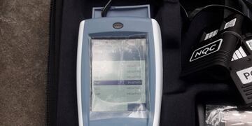 El test con el narcolímetro en Presidente Arturo Illia y Dorrego dio positivo ante la presencia de THC.