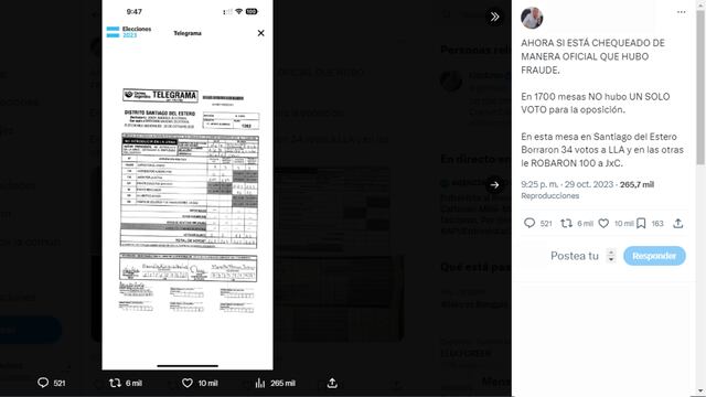 Por qué las inconsistencias en los telegramas del escrutinio provisorio no implican fraude electoral.