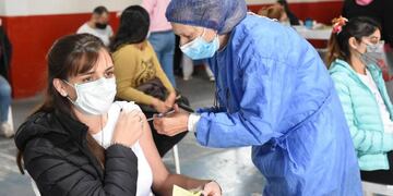 vacunación en Rafaela