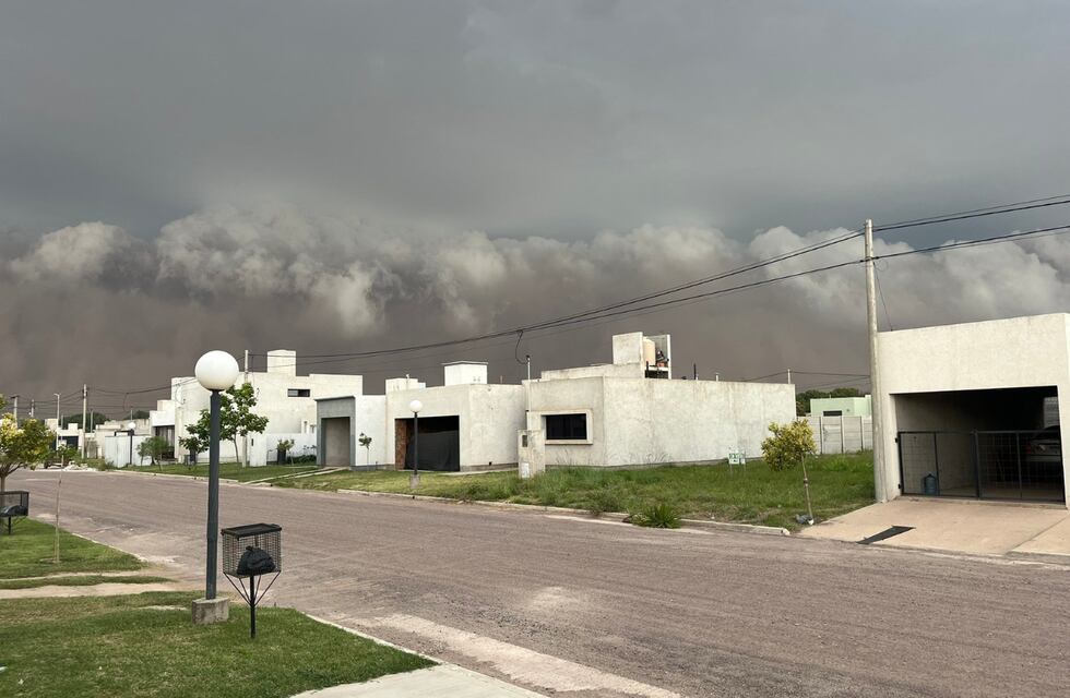 Llegó el abrupto cambio de tiempo a Córdoba: se registran ráfagas de 110 km/h