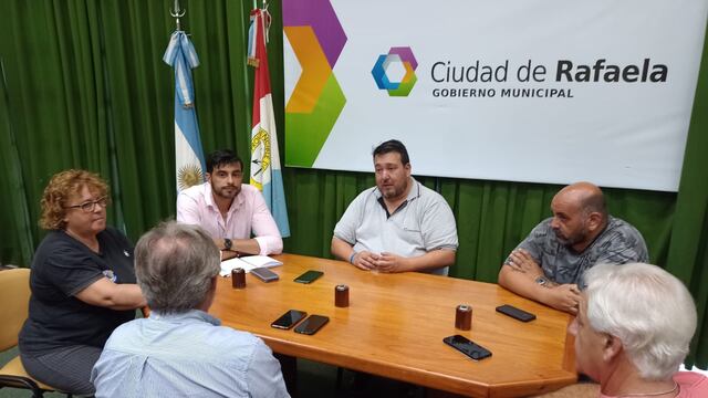 Reunión para generar un mapa de riesgo en Rafaela