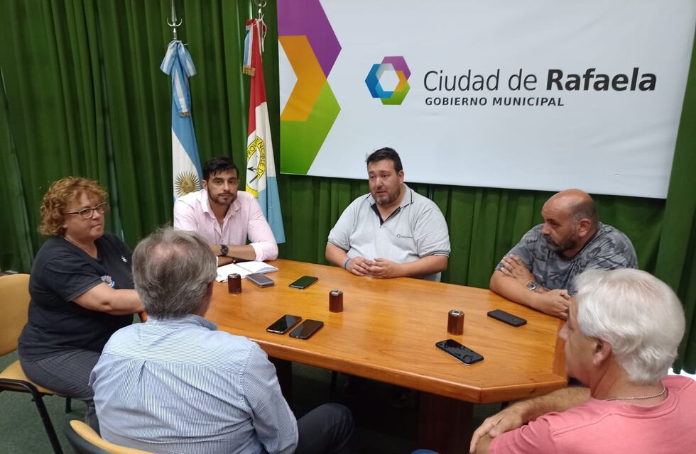 Autoridades nacionales visitan Rafaela para diseñar el mapa de riesgos