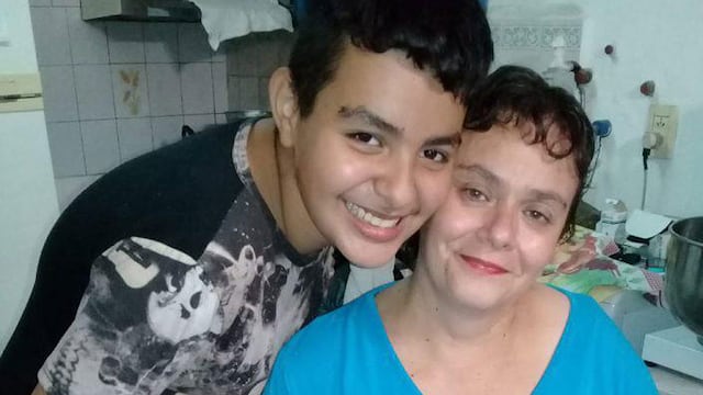 Paradero. Joaquín junto a su madre (Ministerio Público Fiscal).