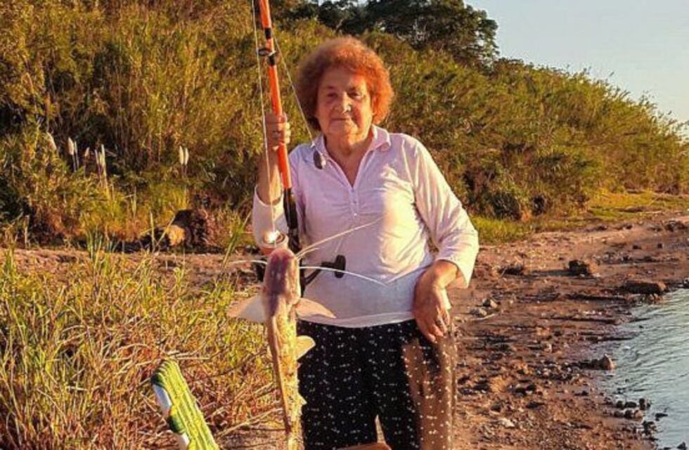 Entrerriana de 88 años se vacunó contra el covid y le pidió a su hijo que la lleve a pescar