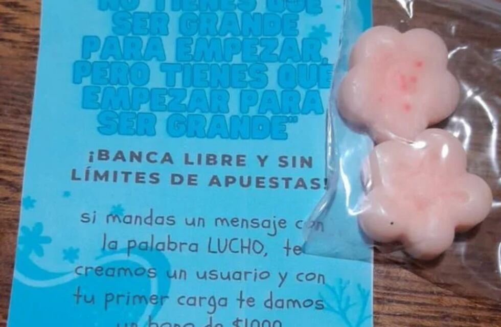 Preocupación en Carlos Paz: denuncian que reparten golosinas y folletos de apuestas a estudiantes