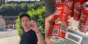 Precios que mostró el argentino.