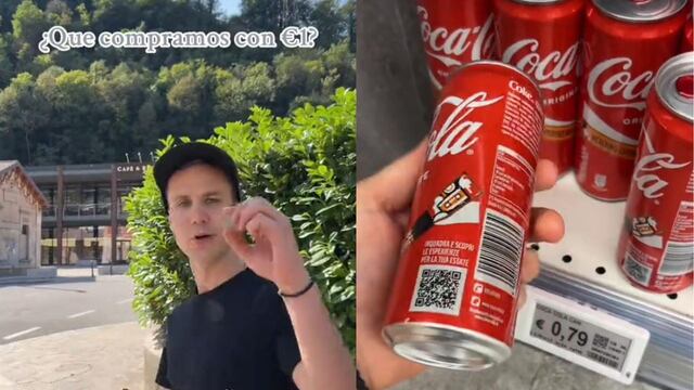 Precios que mostró el argentino.