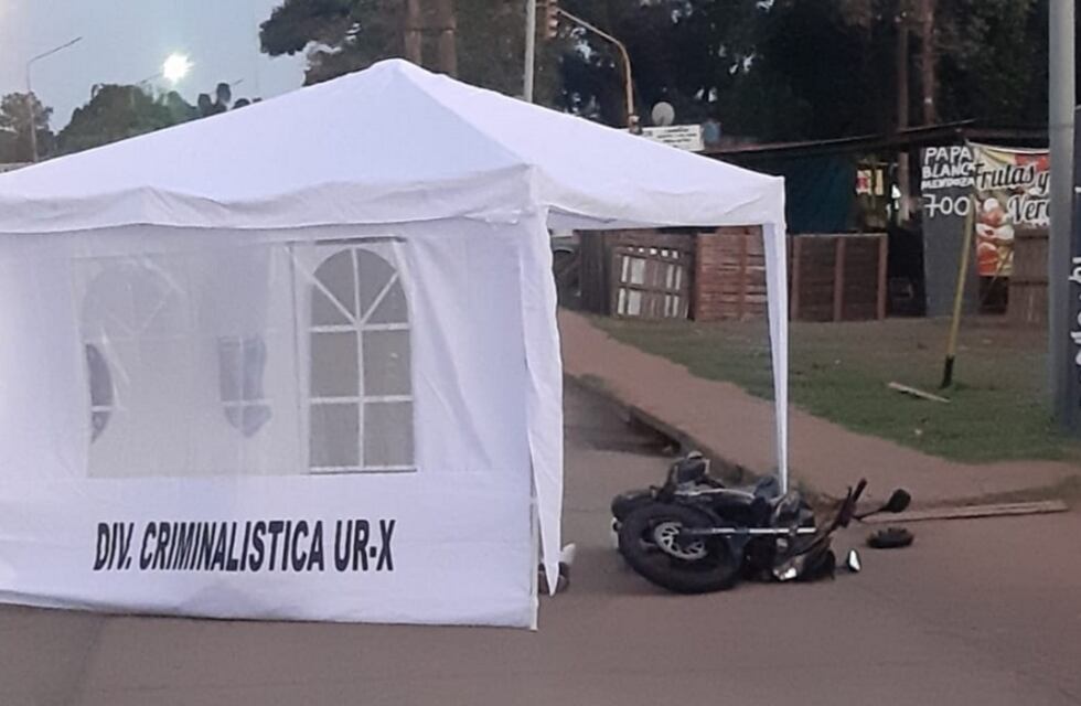 Falleció un motociclista tras un despiste