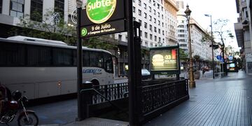 Estación 9 de Julio de la Línea D del subte
