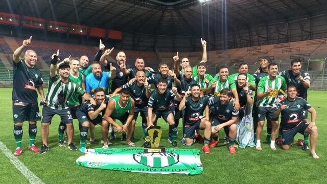 Campeon 2021, Germinal de Rawson, la final se jugo en el estadio de La Pedrera en San Luis
