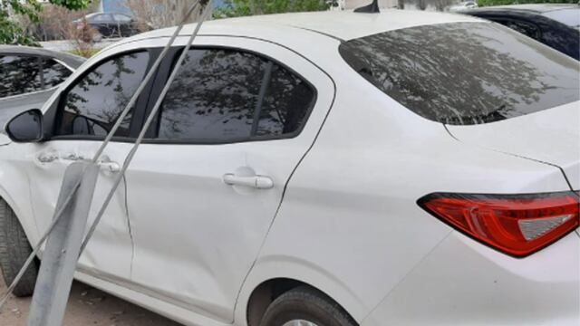 El auto recuperado. (Policía)