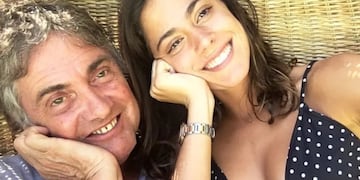 Alejandro Stoessel junto a su hija Tini.