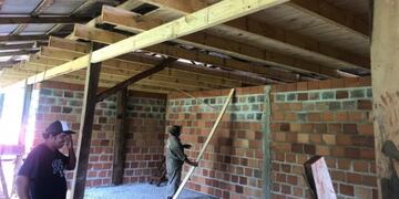 Avanza la construcción de la Escuela de la Familia Agrícola en colonia Nueva Argentina de Wanda