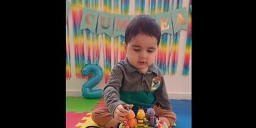 Santi, el pequeño sanjuanino que fue trasplantado del corazón cumplió dos añitos y disfruta de su nueva vida con mucha alegría