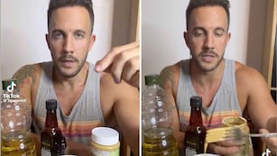 Un influencer argentino compartió un video condimentando fideos con mantequilla de maní y se volvió viral.