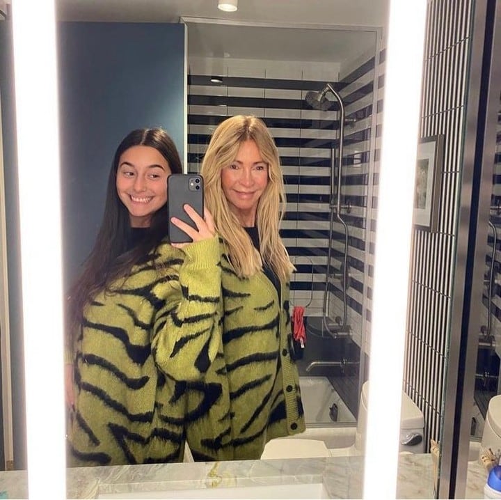 Cris Morena con Azul Giordano
