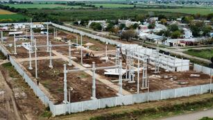 Provincia avanza con la Estación Transformadora Rafaela Norte, que ya está en un 50%