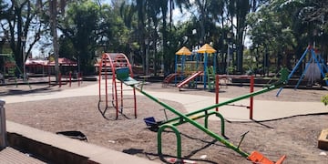 Eldorado: renovarán los juegos de la plaza Sarmiento.