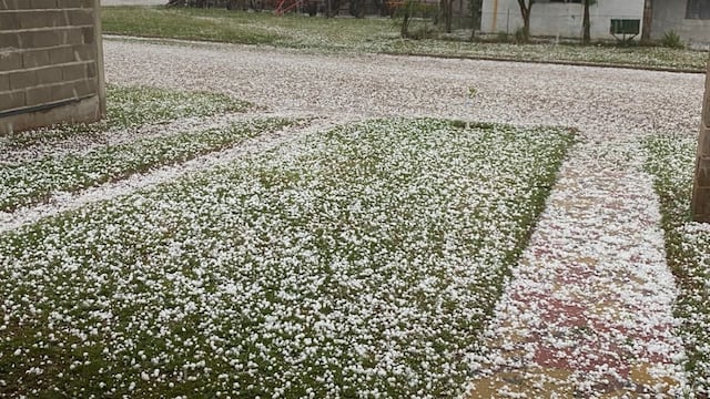 Qué dice el pronóstico extendido para Córdoba tras la caída de granizo en el sur de la provincia.