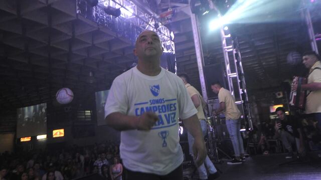 "Gonzalito" Millares en el baile de cuarteto de Q Lokura.