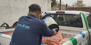 Decomisaron alrededor de 400 kilos de carne en Villa María. (Gentileza Ministerio de Agricultura y Ganadería de Córdoba/Ilustrativa).
