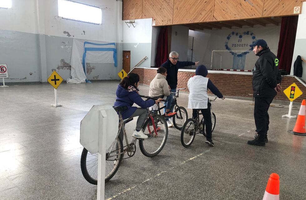 La Escuelita Vial Itinerante llegó por primera vez a Claromecó