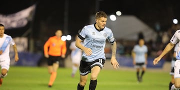 "No tuve situaciones de gol", admitió Pablo Vegetti. Pero aún así destacó el primer tiempo de Belgrano.