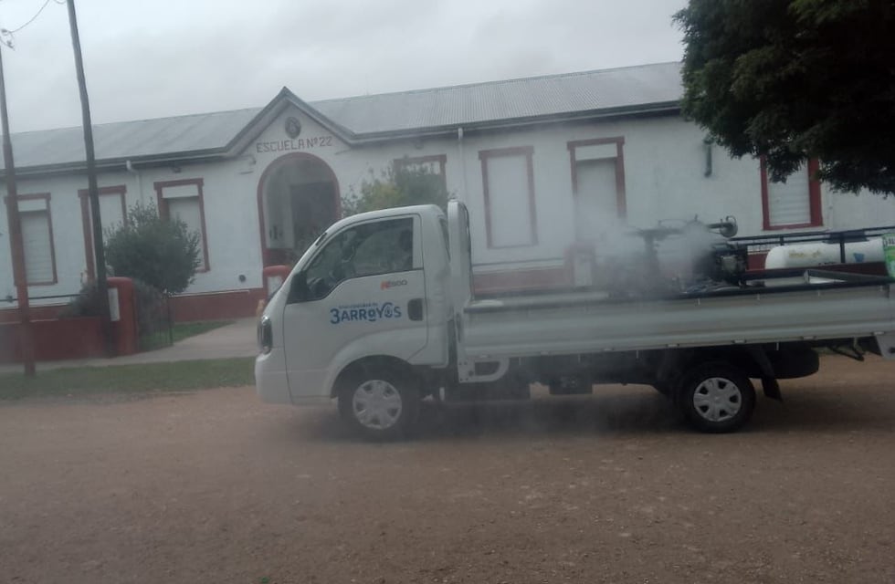 Fumigación en las localidades del distrito de Tres Arroyos