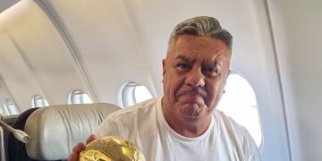 Claudio "Chiqui" Tapia y la Copa del Mundo, rumbo a Argentina (Twitter)
