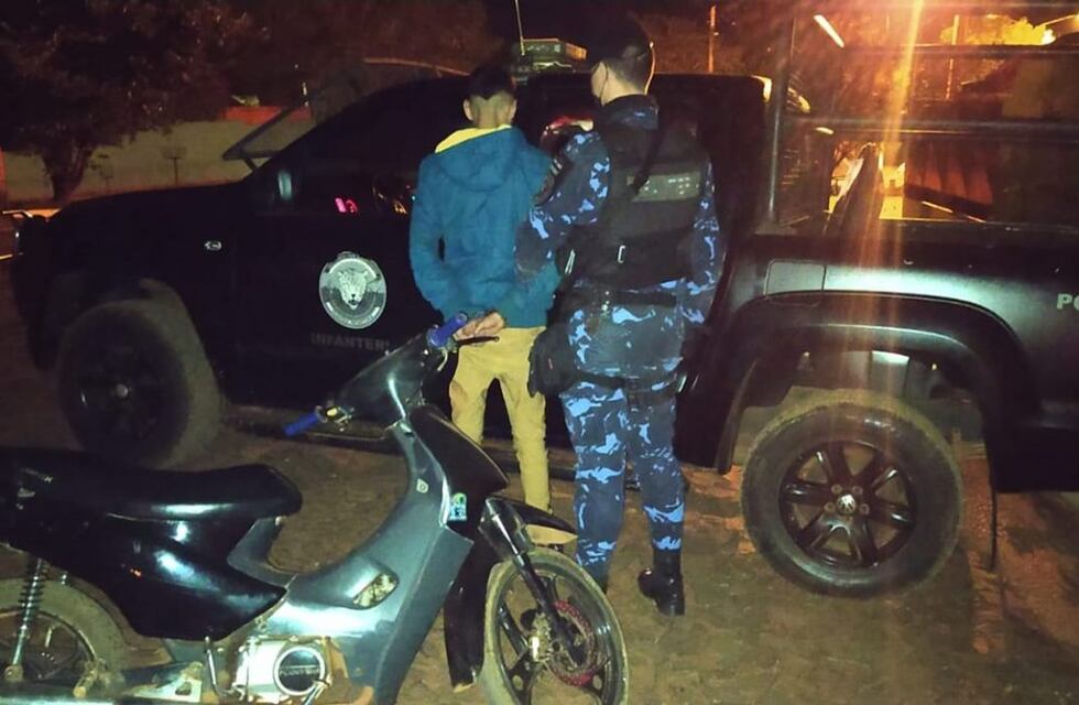 Recuperan moto robada en barrio Nuevo Iguazú