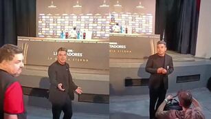 El pedido de disculpas con un periodista.