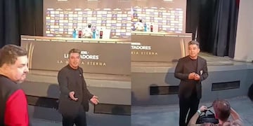 El pedido de disculpas con un periodista.