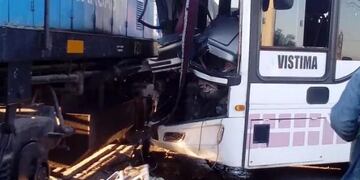 El accidente ocurrió en la localidad de San Martín.