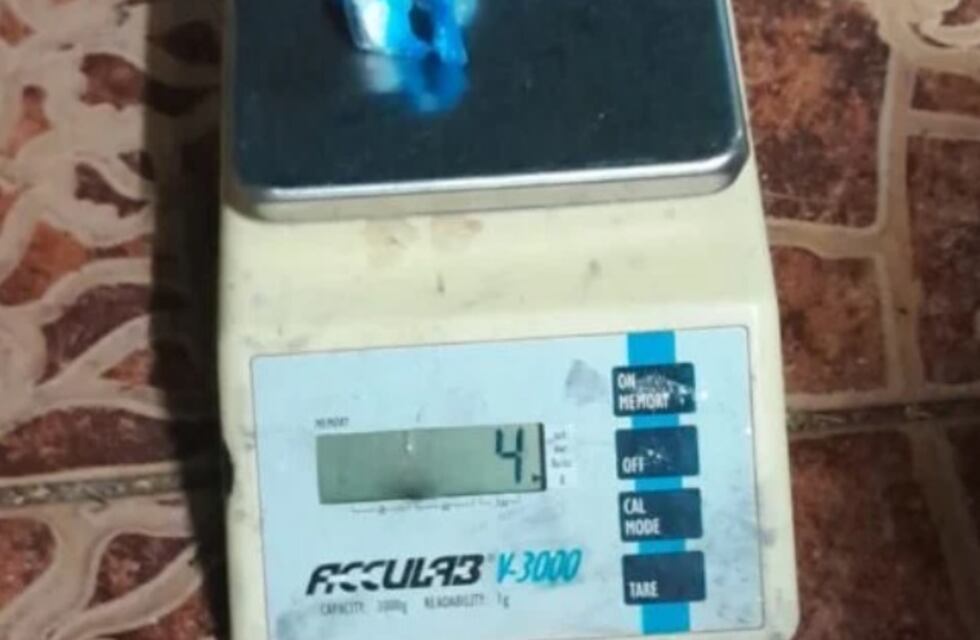 Posadas: detienen a un individuo con dosis de cocaína en su poder