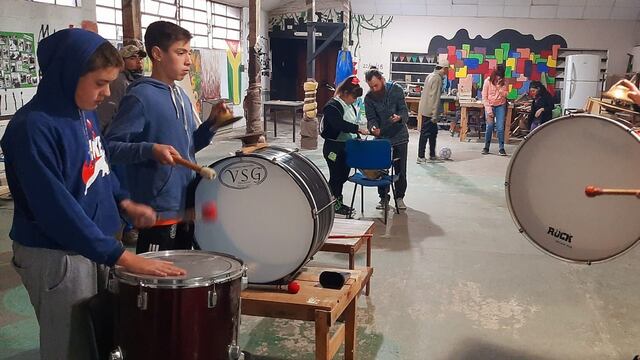 Taller de Murga del Programa Envión de Tres Arroyos