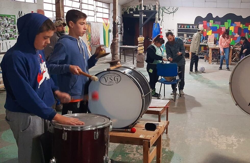Taller de Murga del Programa Envión de Tres Arroyos