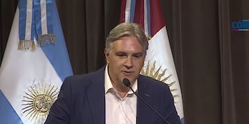 El gobernador Martín Llaryora, de cara a un año eleccionario (Captura de video)