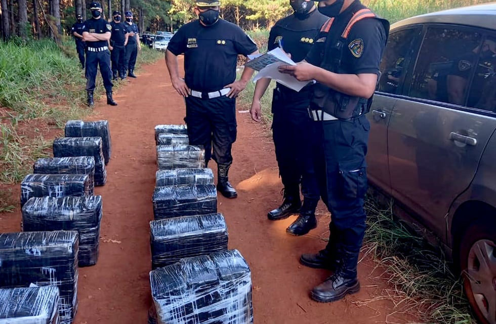 San Ignacio: secuestraron un cargamento de casi 500 kilos de marihuana