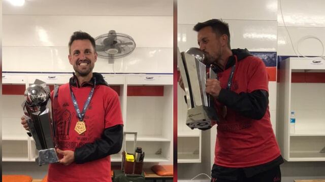 El puntaltense Maximiliano Serafinovich campeón de la Copa Argentina como ayudante de Facundo Sava.