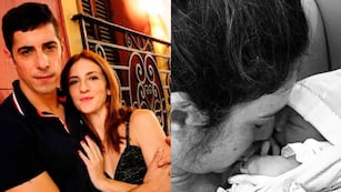 Esteban Lamothe fue a conocer al bebé de su expareja Julieta Zylberberg.