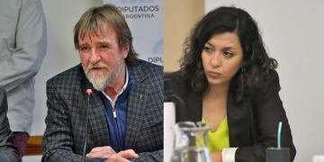 Jorge Rizzotti (UCR) y Leila Chaher (UxP), representantes por Jujuy en la Cámara Baja nacional.