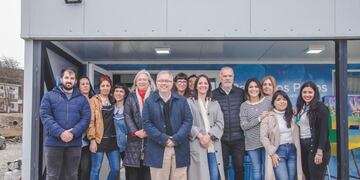 La secretaria de Políticas Sociales, Sanitarias y Derechos Humanos de Ushuaia, Sabrina Marcucci, se reunió con el titular de la Secretaría Nacional de Niñez, Adolescencia y Familia (SENAF), Daniel Lerner.